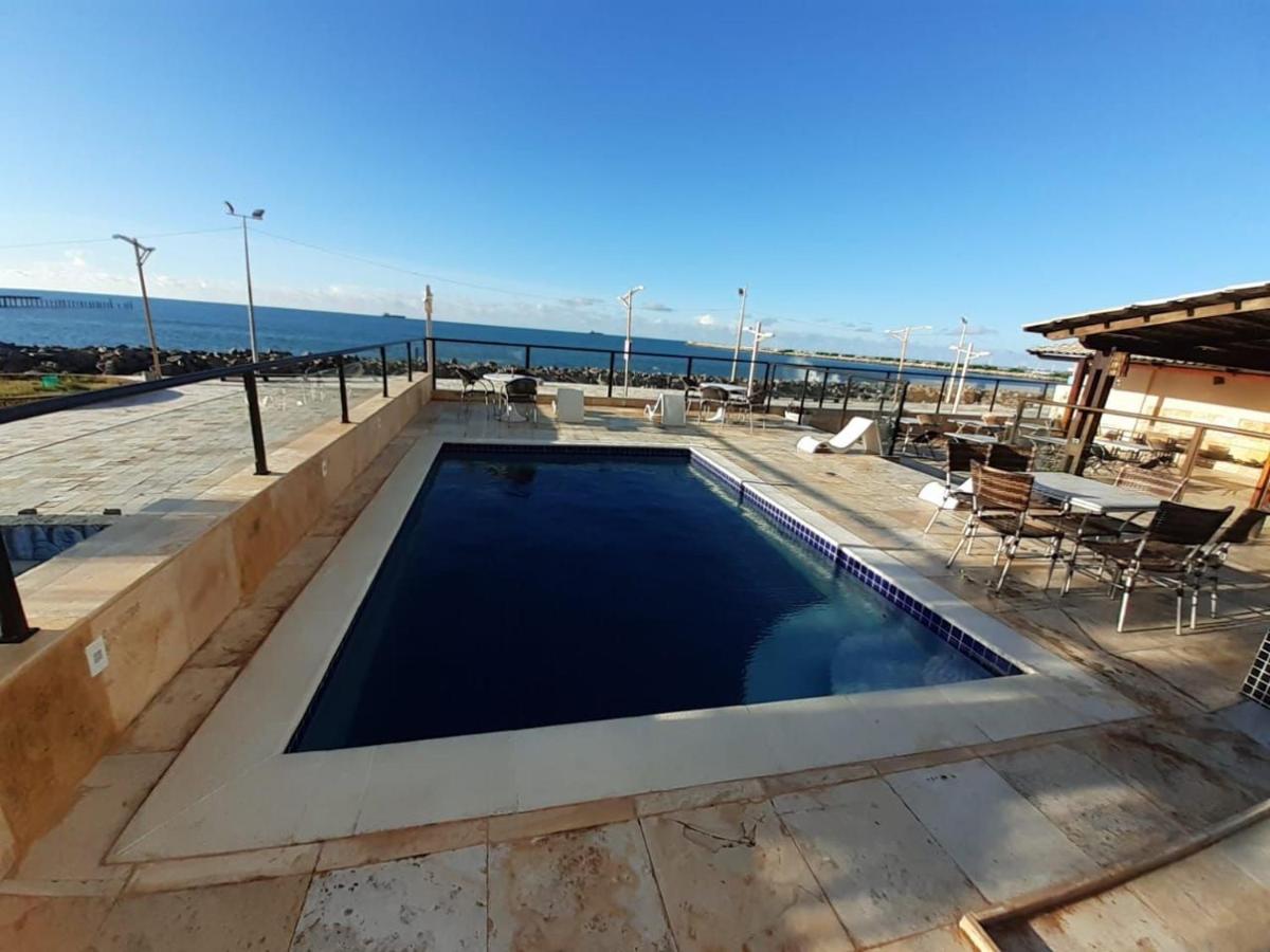 102 Lindo Flat mobiliado com vista lateral mar na Praia de Iracema Fortaleza (Ceara) Exterior foto