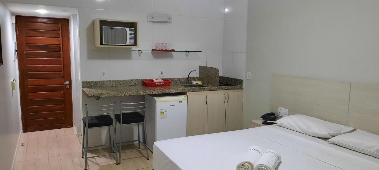 102 Lindo Flat mobiliado com vista lateral mar na Praia de Iracema Fortaleza (Ceara) Exterior foto
