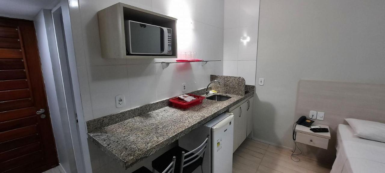 102 Lindo Flat mobiliado com vista lateral mar na Praia de Iracema Fortaleza (Ceara) Exterior foto